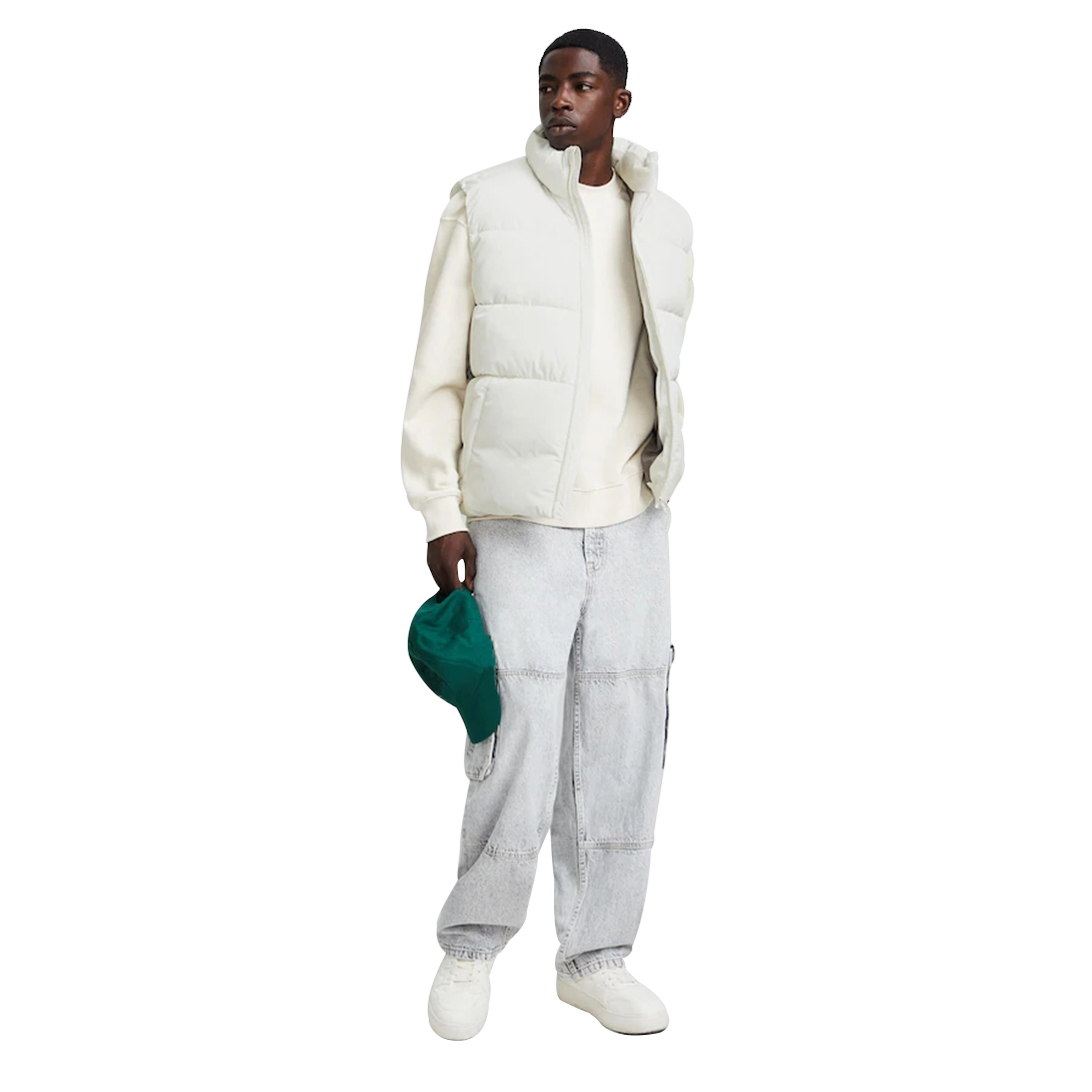 Customizable Black Puffer Jacket – Streetwear Outerwear