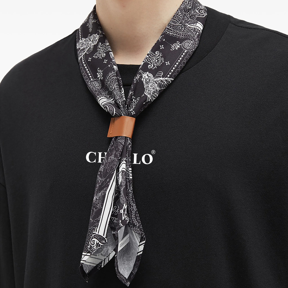 Street-Ready Graphic T-Shirt with Scarf Accent – Trendy Oversized Tee