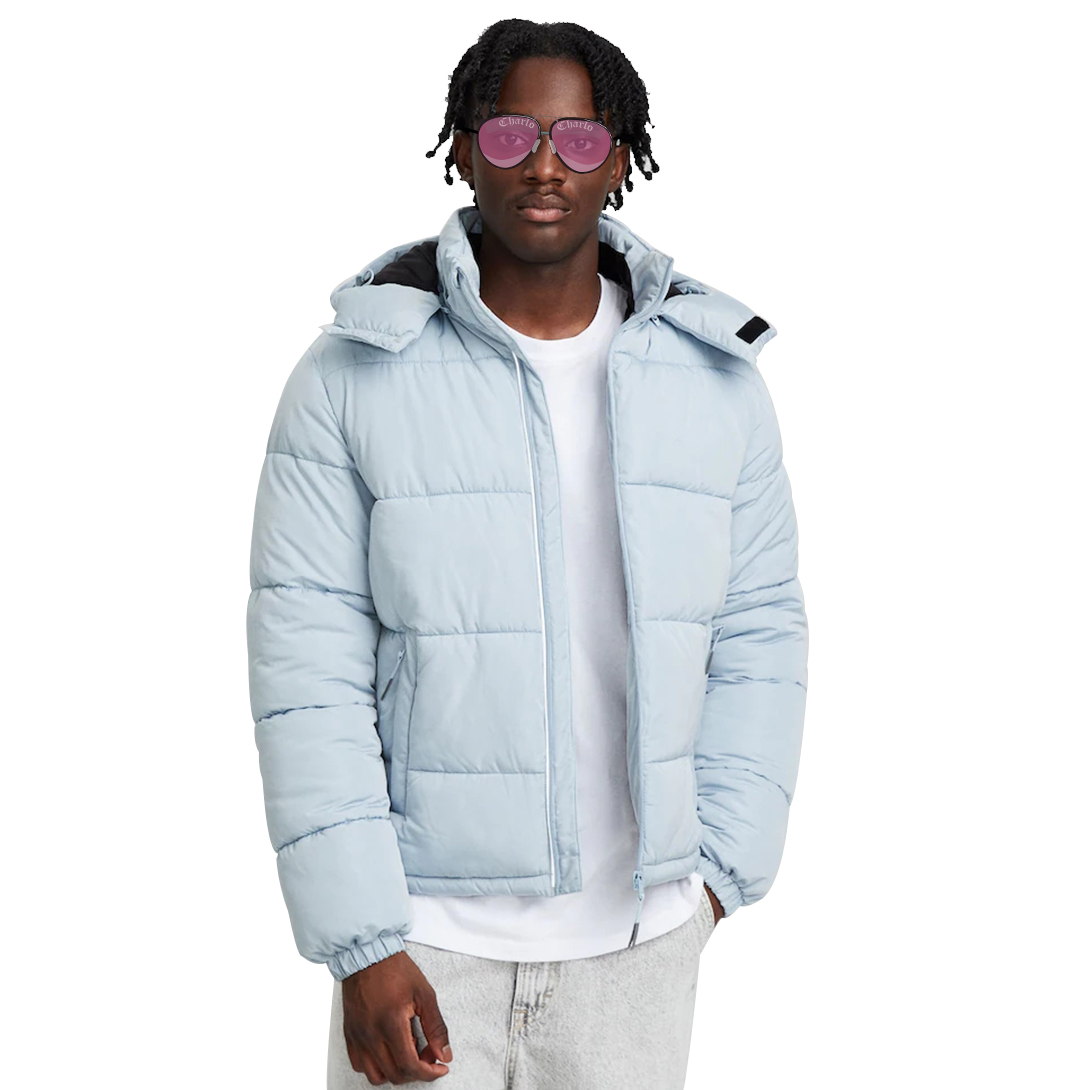 Charlo Fashion Premium Detachable Hood Puffer Jacket – Fully Customizable Outerwear