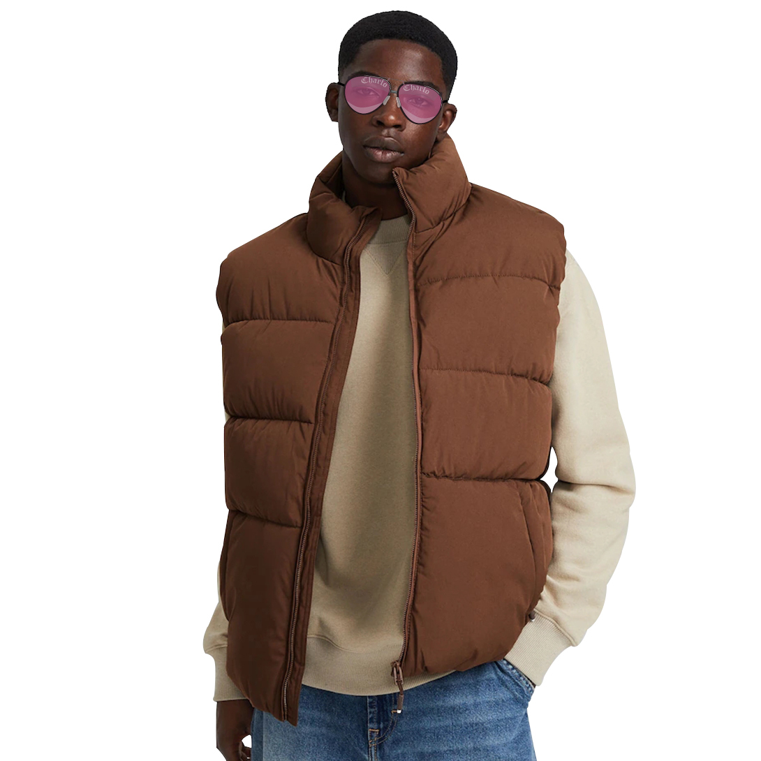 Customizable Black Puffer Jacket – Streetwear Outerwear