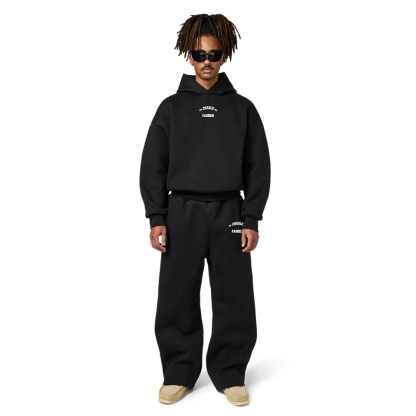 Luxury Oversized Streetwear Tracksuit – Custom Logo Hoodie & Sweatpants Set