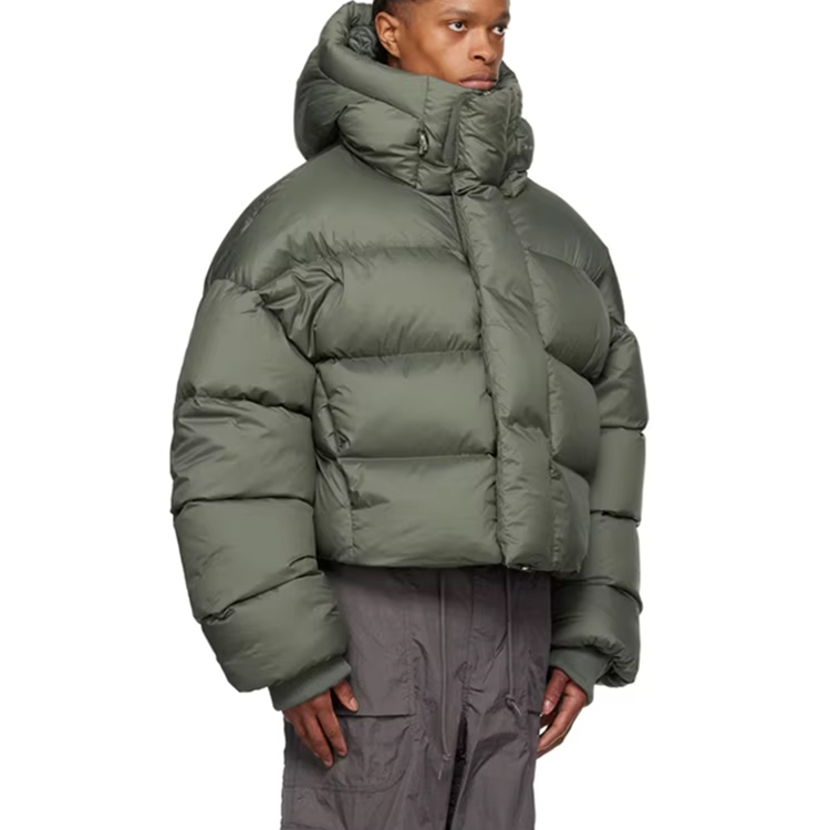 Charlo Fashion Oversized Cropped Puffer – Urban Street Style & Cozy Warmth  