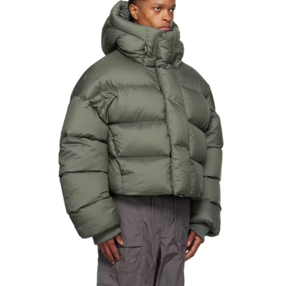 Charlo Fashion Oversized Cropped Puffer – Urban Street Style & Cozy Warmth  