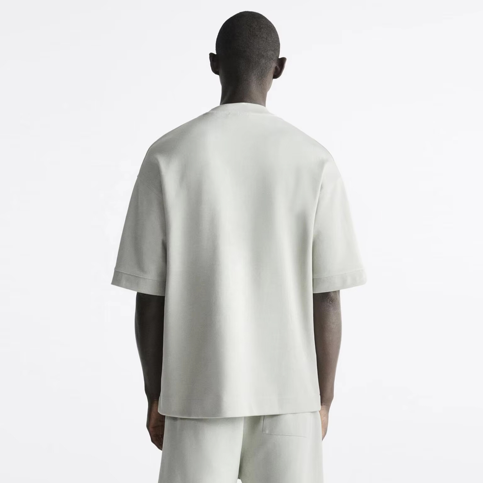 Charlo High-Weight Casual Short Sleeve Set – Luxe Comfort for Everyday Wear