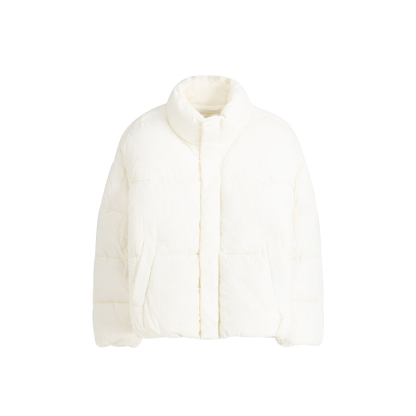 Customizable Khaki Puffer Jacket – Streetwear Outerwear