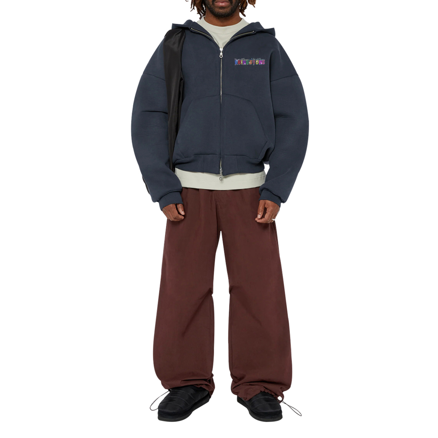 Customizable Oversized Hoodie – Rhinestone & Embroidery Ready