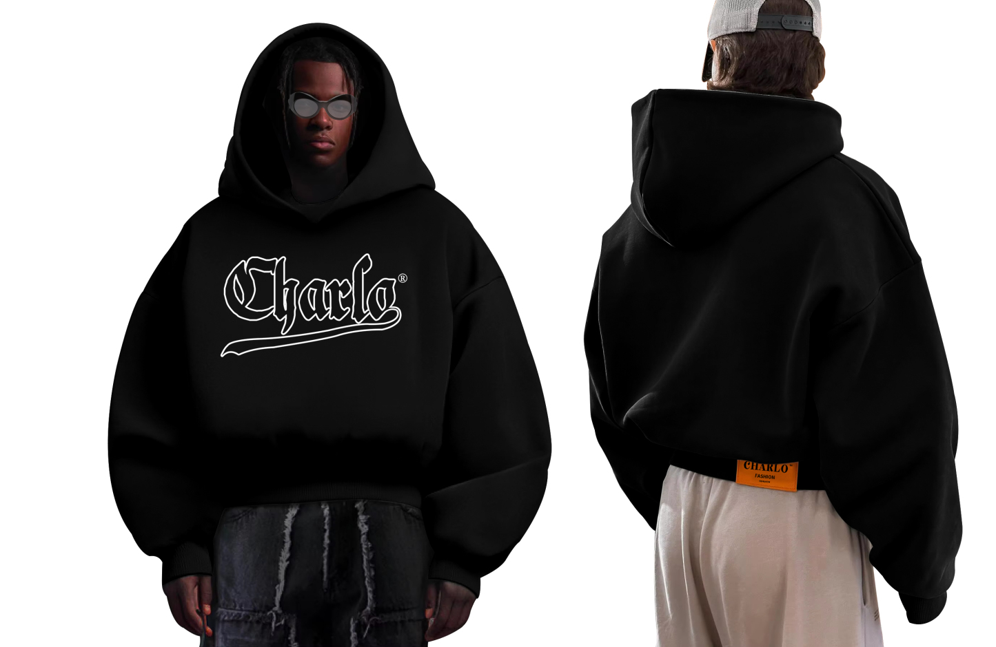 Custom Short-Length Heavyweight Hoodie – Multiple Colors & Finishes