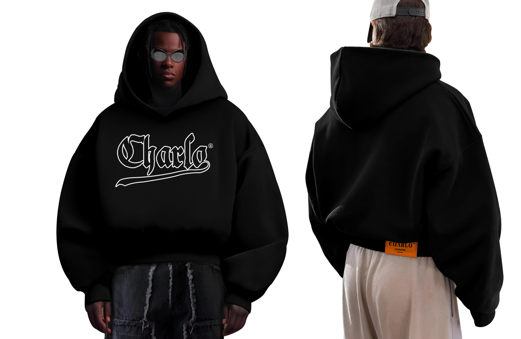 Custom Short-Length Heavyweight Hoodie – Multiple Colors & Finishes