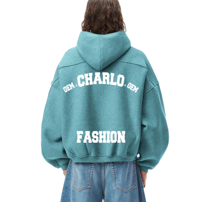 Custom Fleece Zip-Up Hoodie – Multiple Colors & Fabric Options