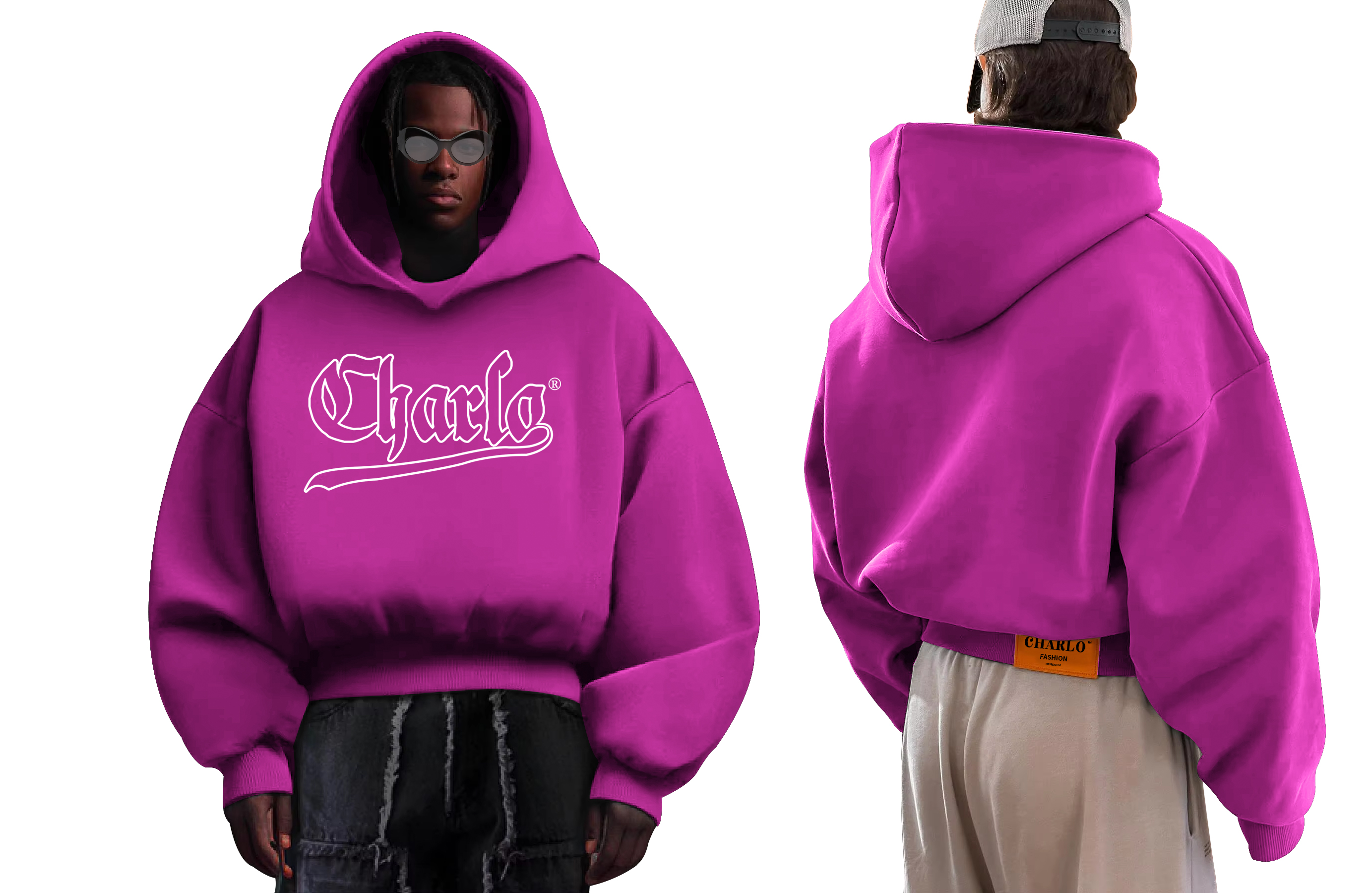 Custom Short-Length Heavyweight Hoodie – Multiple Colors & Finishes