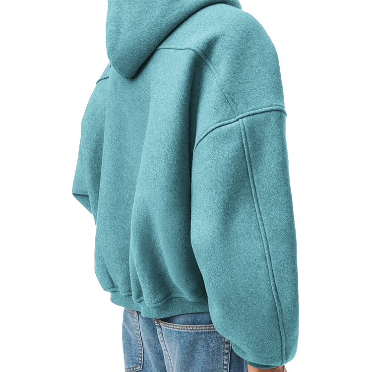 Custom Fleece Zip-Up Hoodie – Multiple Colors & Fabric Options