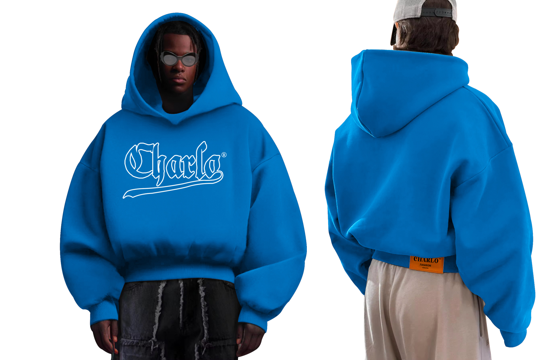 Custom Short-Length Heavyweight Hoodie – Multiple Colors & Finishes