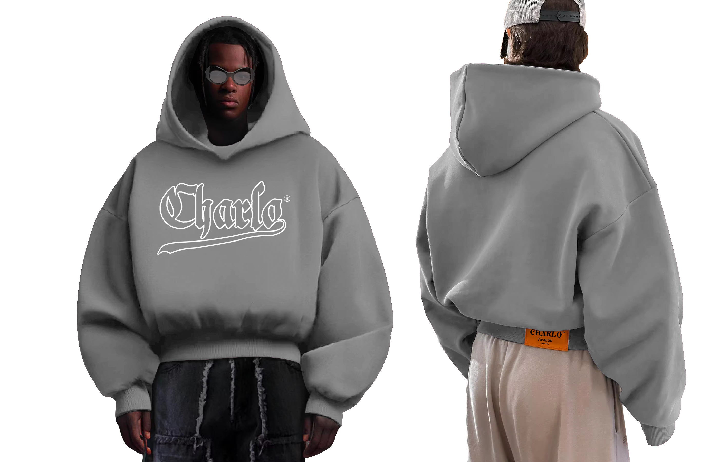 Custom Short-Length Heavyweight Hoodie – Multiple Colors & Finishes