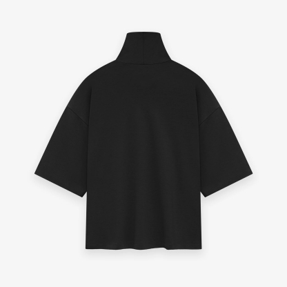 Premium Oversized Turtleneck T-Shirt – Modern Minimalist Streetwear