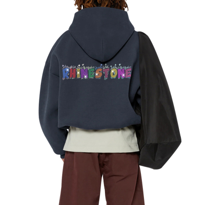 Customizable Oversized Hoodie – Rhinestone & Embroidery Ready