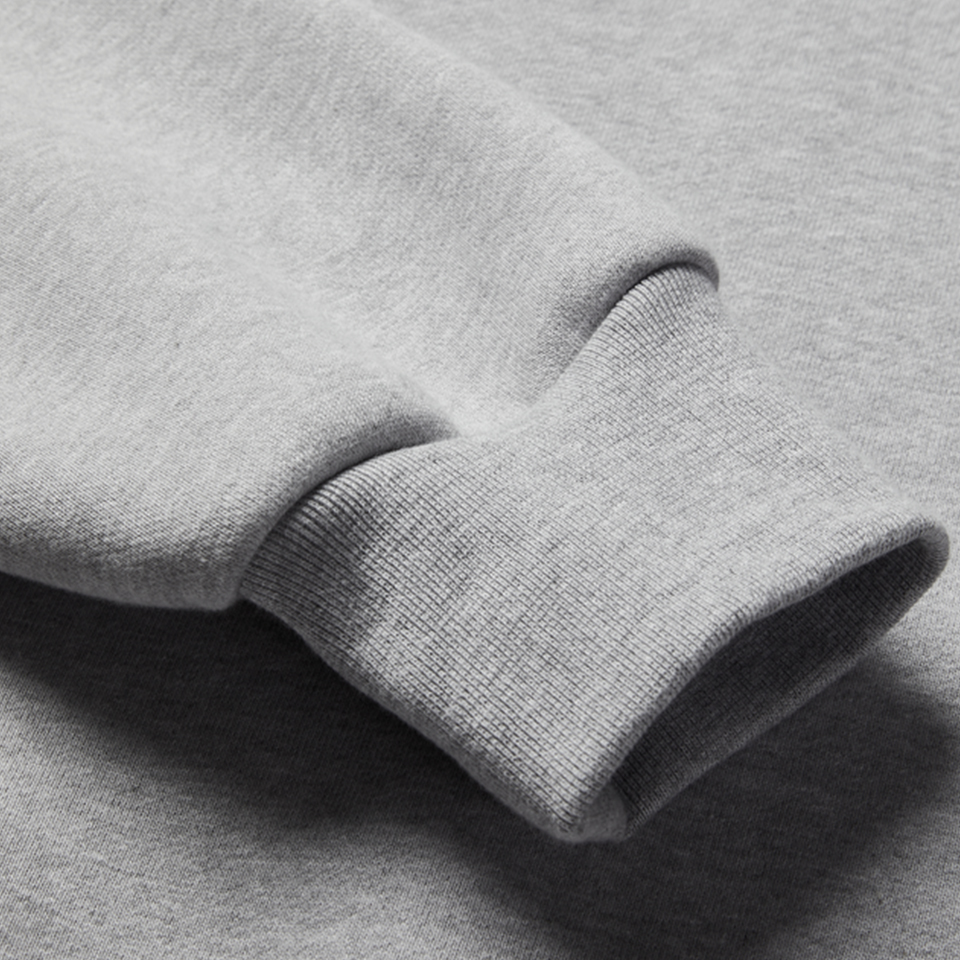 Classic Gray Oversized Tracksuit – Relaxed Hoodie & Wide-Leg Sweatpants, Customizable