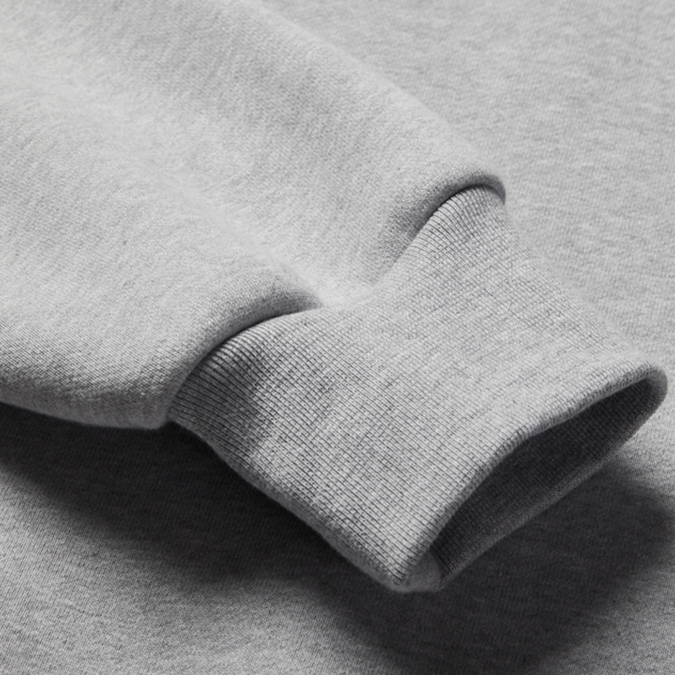 Classic Gray Oversized Tracksuit – Relaxed Hoodie & Wide-Leg Sweatpants, Customizable