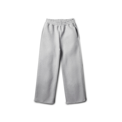 Classic Loose Fit Sweatpants | Gray & Black | Customizable Options
