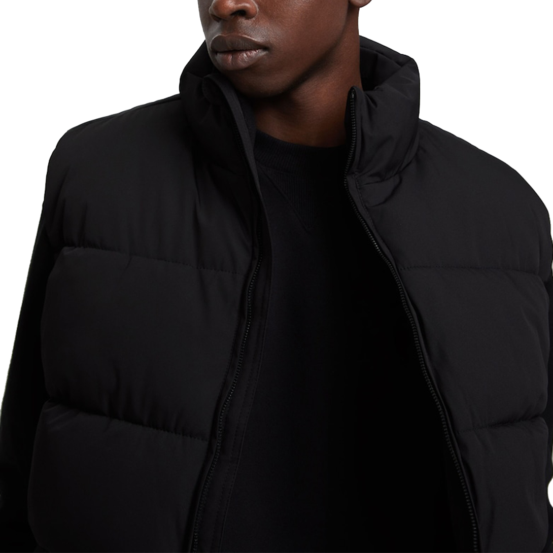 Customizable Black Puffer Jacket – Streetwear Outerwear