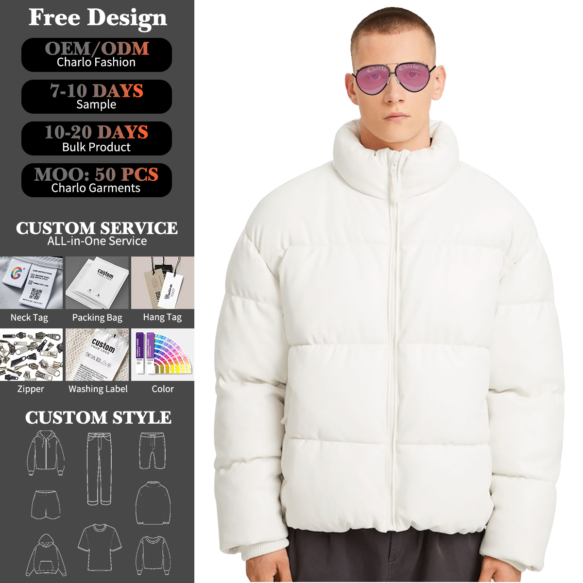 Ultimate Custom Puffer Jacket – Charlo Fashion