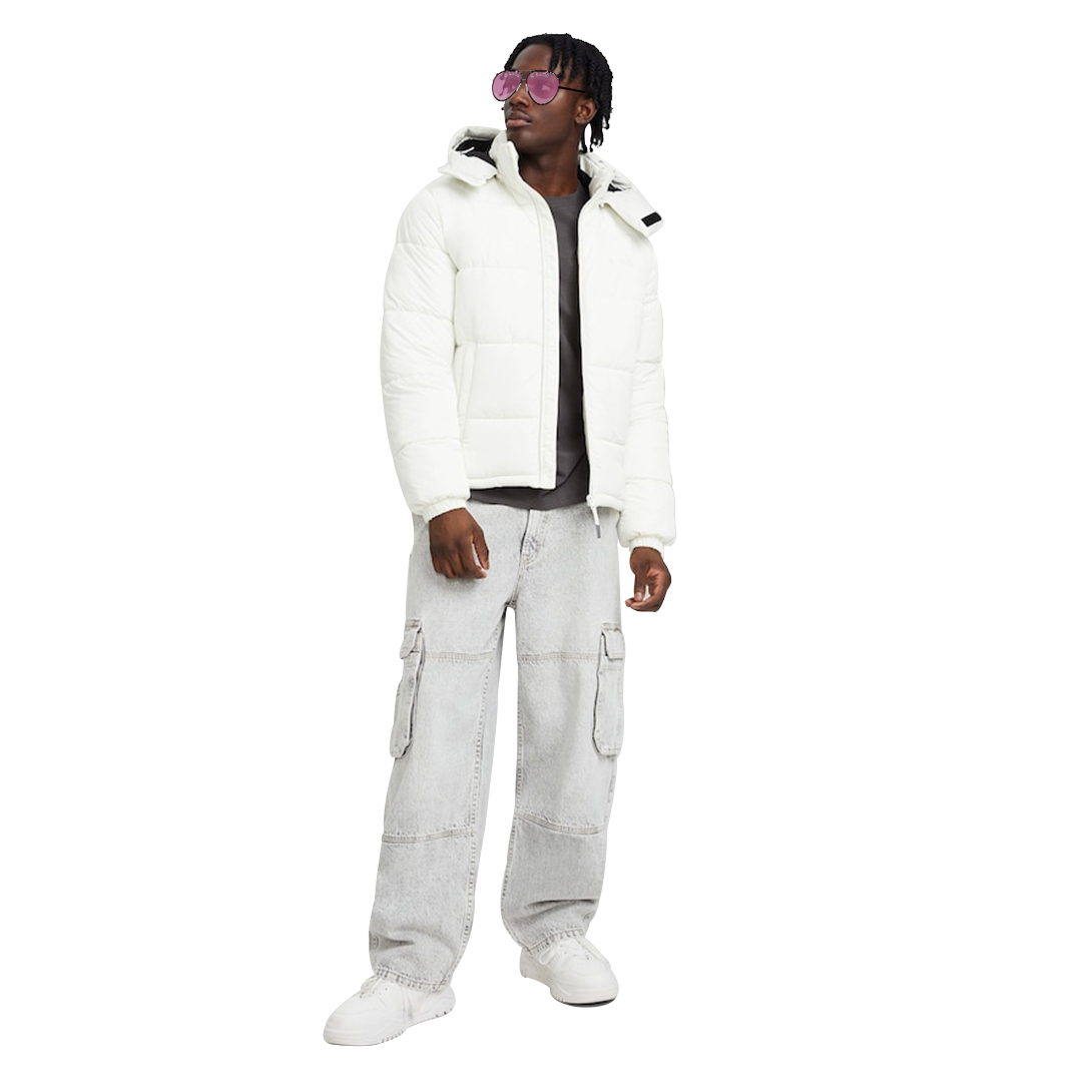 Charlo Fashion Premium Detachable Hood Puffer Jacket – Fully Customizable Outerwear