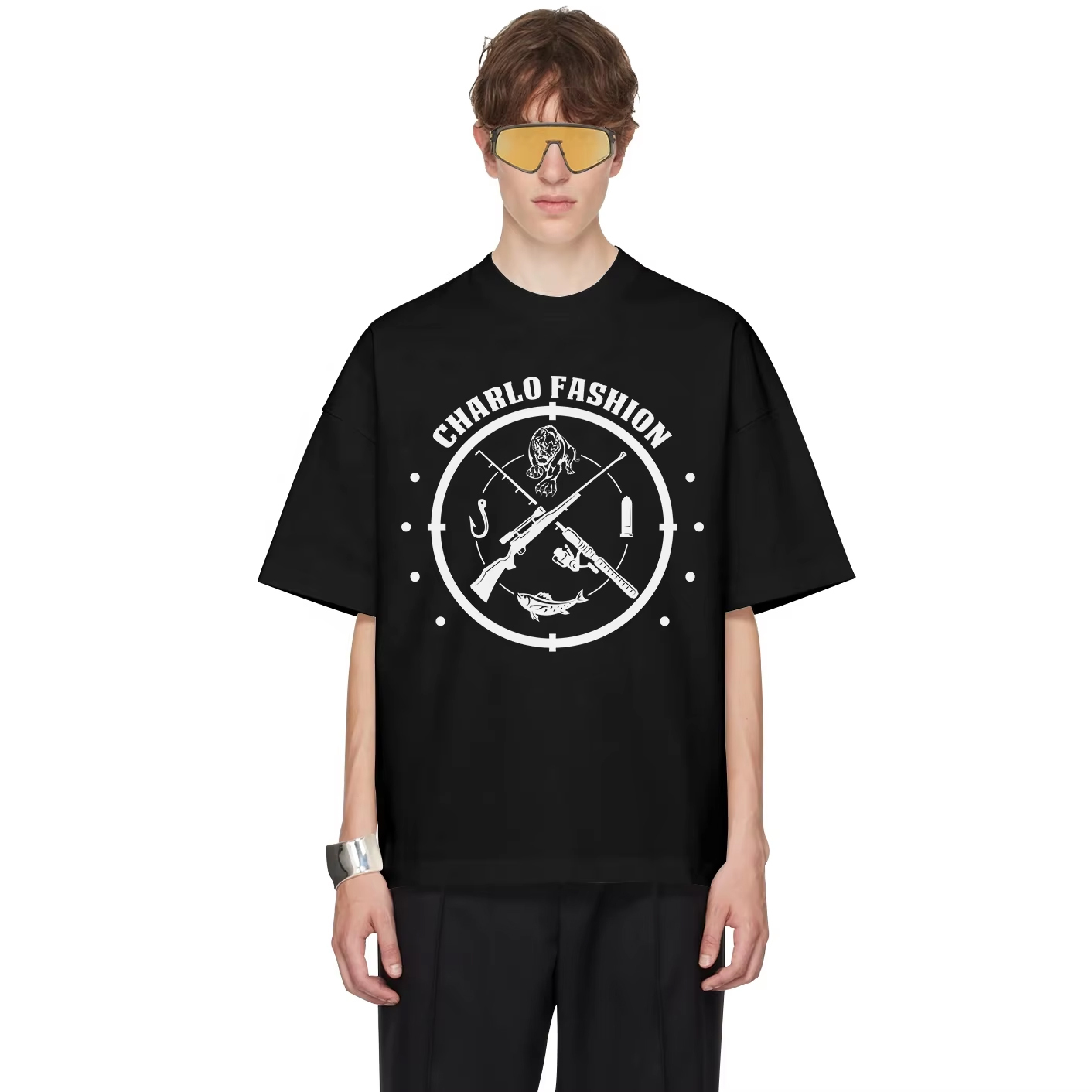 Charlo Graphic Oversized Tee – Bold Streetwear Statement