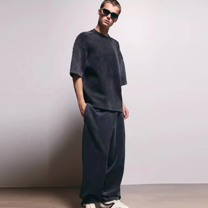 Charlo Vintage Washed Oversized Tee – Relaxed Streetwear Essential