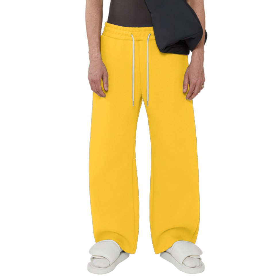 Classic Wide-Leg Streetwear Sweatpants – Relaxed Fit, Customizable