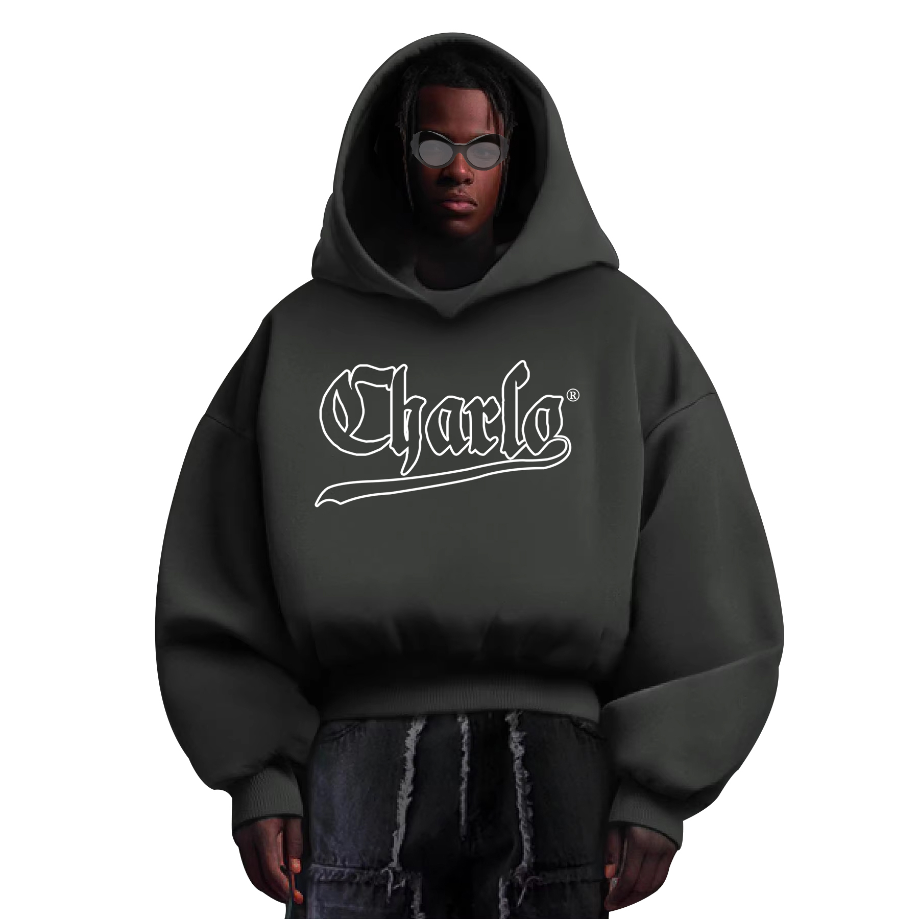 Custom Short-Length Heavyweight Hoodie – Multiple Colors & Finishes