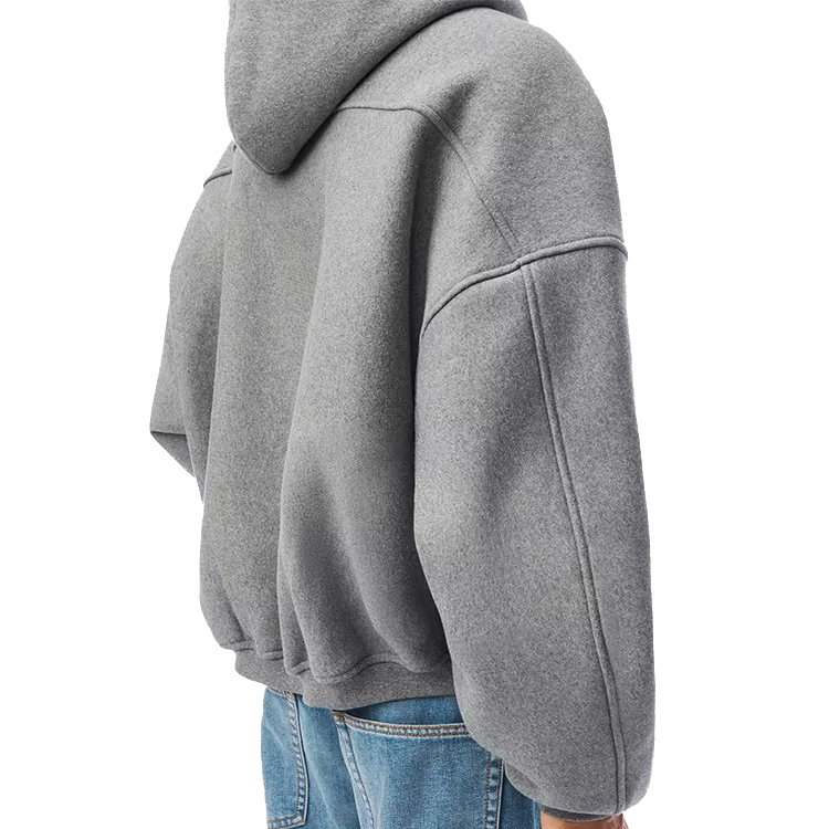 Custom Fleece Zip-Up Hoodie – Multiple Colors & Fabric Options