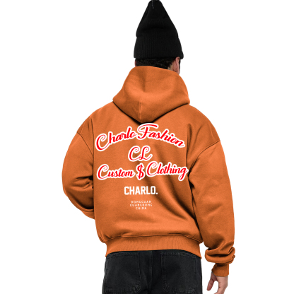 Custom Zip-Up Hoodie | Oversized Streetwear Hooded Jacket | OEM/ODM Private Label Clothing