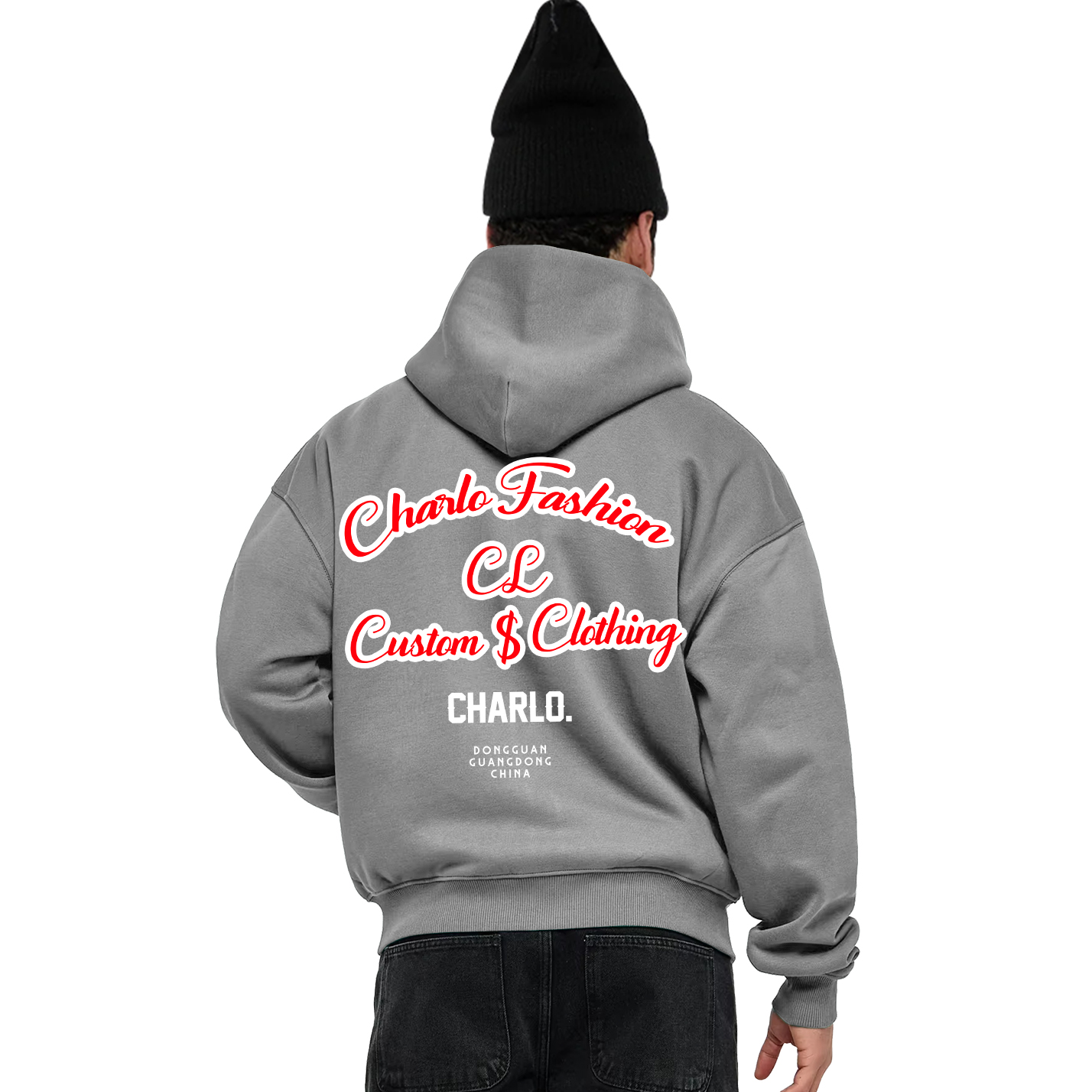 Custom Zip-Up Hoodie | Oversized Streetwear Hooded Jacket | OEM/ODM Private Label Clothing