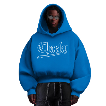 Custom Short-Length Heavyweight Hoodie – Multiple Colors & Finishes