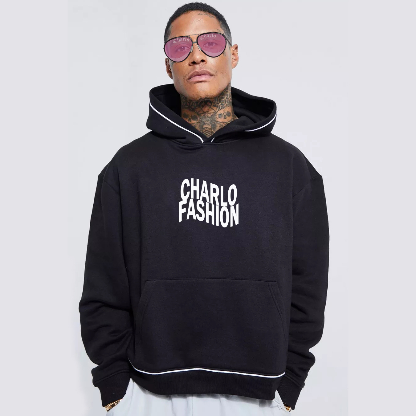 Custom Black Pullover Hoodie | Oversized Streetwear Hoodie | OEM Private Label Manufacturer