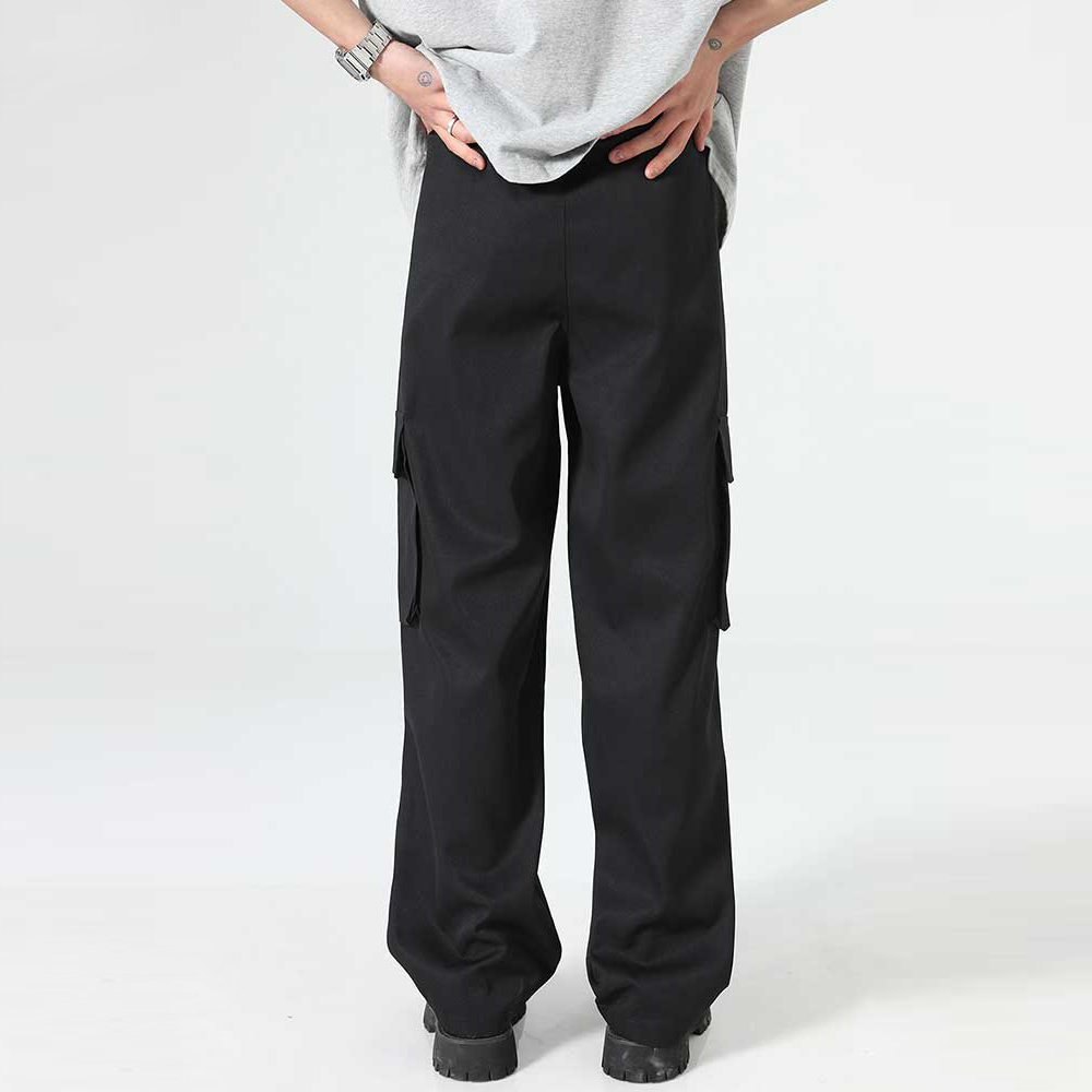 Men’s Streetwear Cargo Pants – Loose Fit Utility Trousers