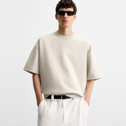 Premium Oversized High-Weight T-Shirt – Luxe Streetwear Essential