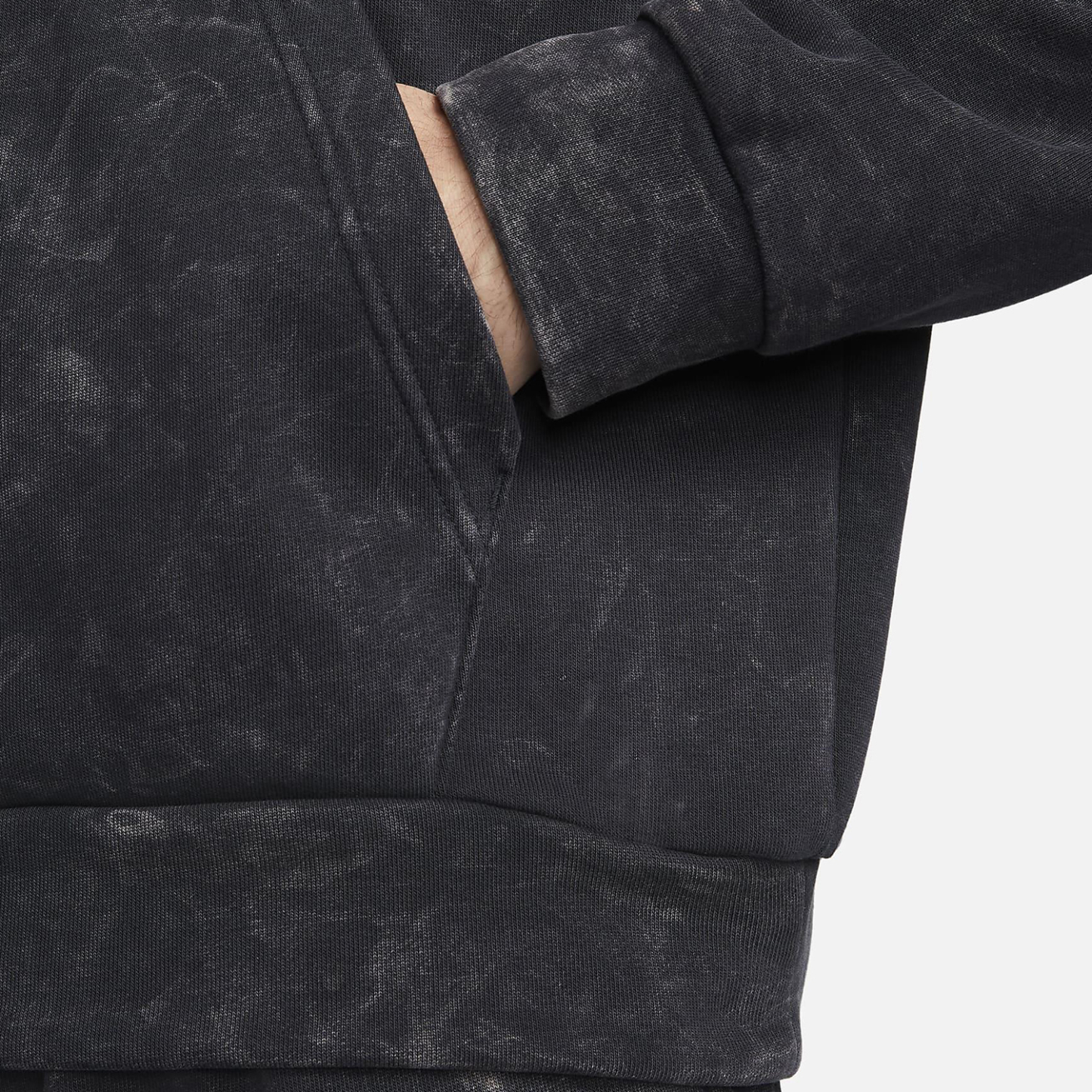 Black Washed Hoodie & Shorts Set | Customizable Streetwear