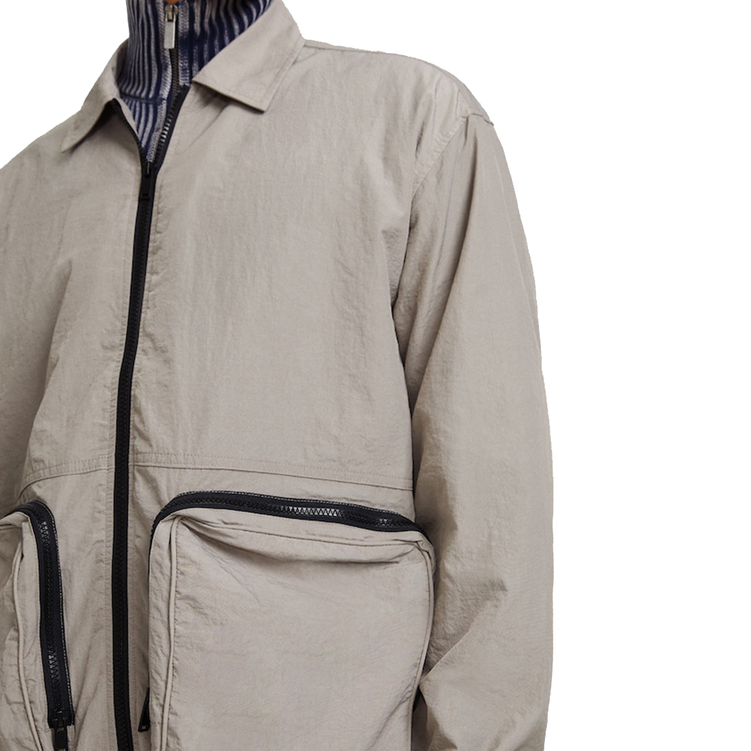 Charlo Fashion Lightweight Zip-Up Utility Jacket – Modern & Functional