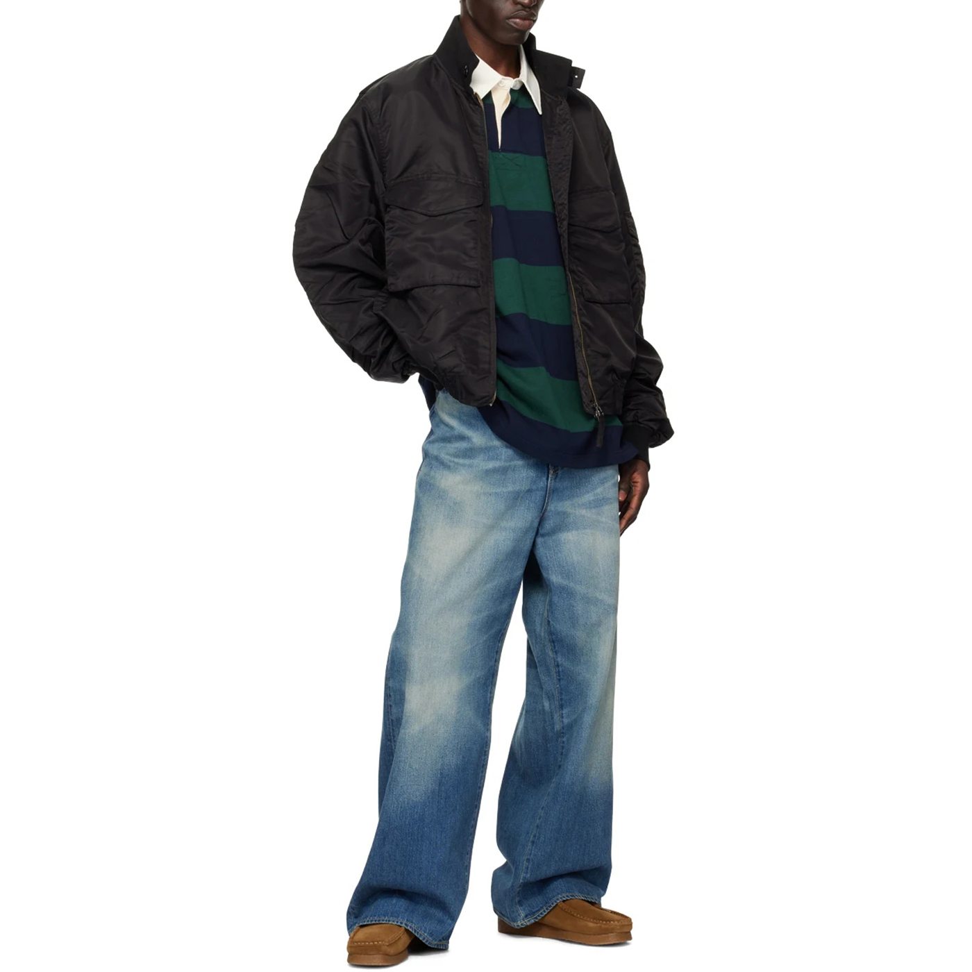 Charlo Fashion Multi-Pocket Bomber Jacket – Sleek Streetwear Utility Design