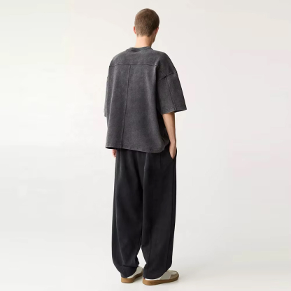 Charlo Vintage Washed Oversized Tee – Relaxed Streetwear Essential