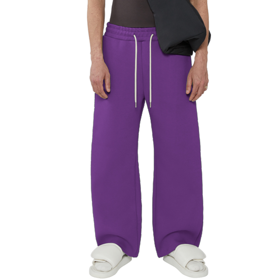Classic Wide-Leg Streetwear Sweatpants – Relaxed Fit, Customizable