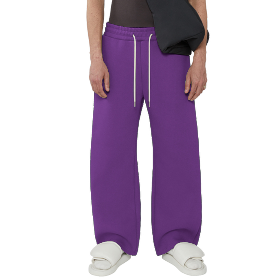 Classic Wide-Leg Streetwear Sweatpants – Relaxed Fit, Customizable