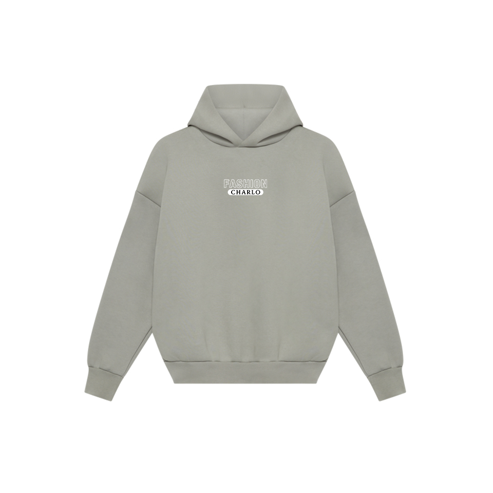 Custom Grey Fleece Hoodie & Sweatpants Set – Streetwear Comfort Tracksuit for Men