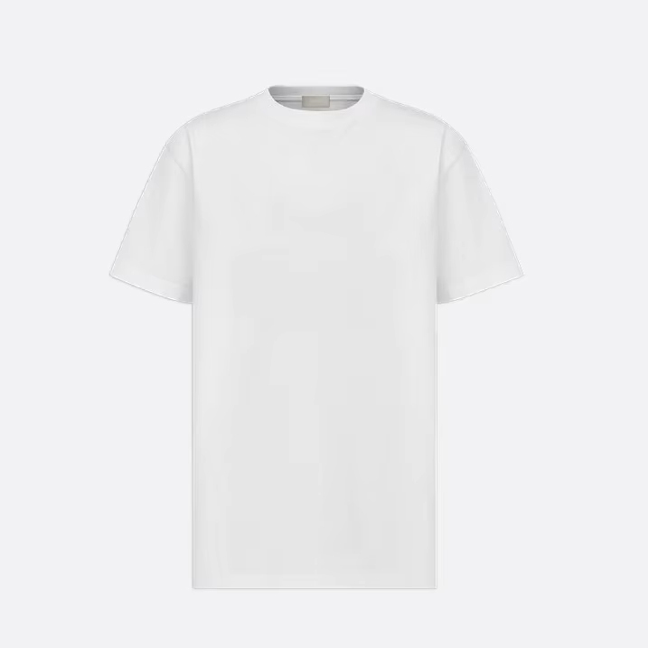 Men’s Casual Classic White T-Shirt – Customizable Logo