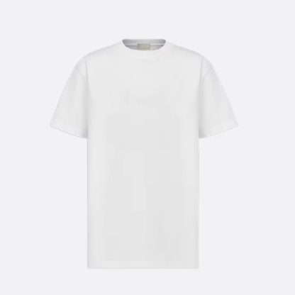 Men’s Casual Classic White T-Shirt – Customizable Logo