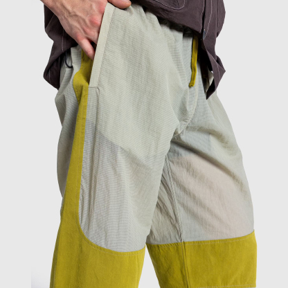 Color Block Loose Fit Pants | Lightweight Streetwear | Customizable