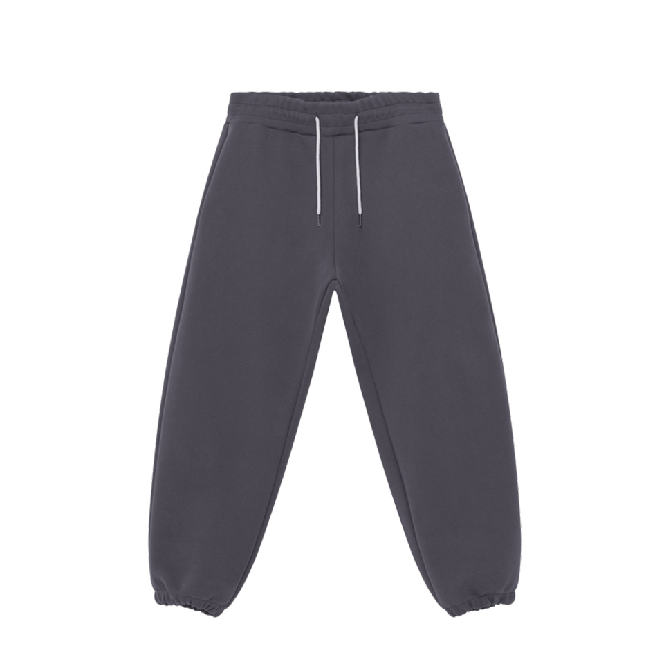 Charcoal Wide-Leg Sweatpants | Casual Streetwear | Customizable
