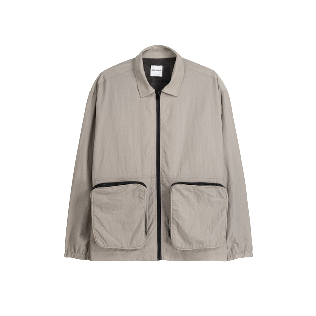 Charlo Fashion Lightweight Zip-Up Utility Jacket – Modern & Functional