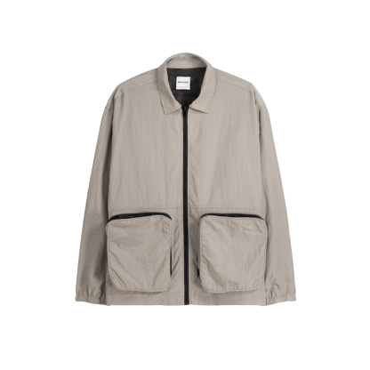 Charlo Fashion Lightweight Zip-Up Utility Jacket – Modern & Functional