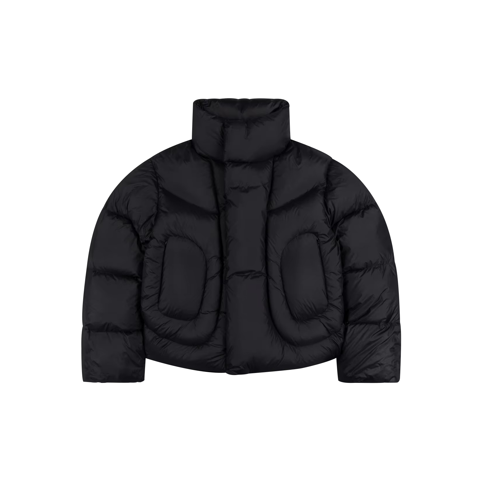 Charlo Fashion Oversized Sculpted Puffer – Modern Warmth & Statement Style